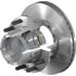 10083508 by CONMET - Disc Brake Rotor and Hub Assembly - Flat Rotor, Aluminum Hub, 3.44 in. Stud, Aluminum Wheels