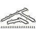 Standard Ignition RKT100 Engine Timing Chain Case Cover Gasket Set Timing Chain Cover Gasket Repair Kit