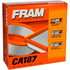 CA187 by FRAM - Round Plastisol Air Filter