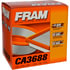 CA3688 by FRAM - Round Plastisol Air Filter