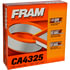 CA4325 by FRAM - Round Plastisol Air Filter