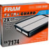 FRAM CA7174 Engine Air Filter Rigid Panel Air Filter