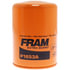 P1653A by FRAM - Hydraulic Filter - 5.42" Height, 2.81" OD, Threaded Inlet, Base Gasket, Orange Housing