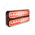 111144 by UNITED PACIFIC - Side Marker Light - (18) Red LED, Clear Lens, with Stainless Steel Trim