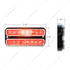 111144 by UNITED PACIFIC - Side Marker Light - (18) Red LED, Clear Lens, with Stainless Steel Trim