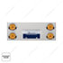 34112 by UNITED PACIFIC - License Plate Light Panel - 34" Wide, SS, 4x 4" (19) LED & 6x 2" (7) LED, Red and Amber