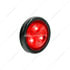 36108BRK by UNITED PACIFIC - 3-LED 2" Round Low Profile Clearance/Marker Light, with Red LED/Lens