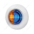 36188 by UNITED PACIFIC - 2-LED 3/4" Mini Dual Function Double Fury Clearance/Marker Light, Amber and Blue