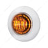 36188 by UNITED PACIFIC - 2-LED 3/4" Mini Dual Function Double Fury Clearance/Marker Light, Amber and Blue