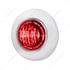 36191 by UNITED PACIFIC - 2-LED 3/4" Mini Dual Function Double Fury Clearance/Marker Light, Amber and Red