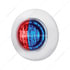 36193 by UNITED PACIFIC - 2-LED 3/4" Mini Dual Function Double Fury Clearance/Marker Light, Red and Blue