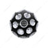 71079 by UNITED PACIFIC - Thread-On Matte Black Phoenix Style Ball Gearshift Knob with White LED