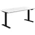 695780WH by GLOBAL INDUSTRIAL - Interion&#174; Electric Height Adjustable Table, 60"W x 30"D, White W/ Black Base