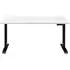 695780WH by GLOBAL INDUSTRIAL - Interion&#174; Electric Height Adjustable Table, 60"W x 30"D, White W/ Black Base