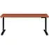 695781CH by GLOBAL INDUSTRIAL - Interion&#174; Electric Height Adjustable Table, 72"W x 30"D, Cherry W/ Black Base