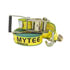 CS01-1006 by WORLD AMERICAN - Ratchet Tie Down Strap - 2" x 27', Yellow, 10,000 lbs. Capacity, with Wire Hook