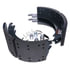 KMG24707QP by MERITOR - Drum Brake Shoe and Lining Kit - 7.00" Width, Platinum Shield III Coating, for 16.50" Brake
