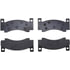 102.00190 by CENTRIC - C-Tek™ Disc Brake Pad Set - Front, 2-Wheel Set, Semi-Metallic, with Shims