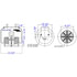 452-8708 by DAYTON PARTS - AIR SPRING;RLOB/P