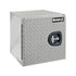 1705203 by BUYERS PRODUCTS - 18" x 18" x 30" Diamond Tread Aluminum Underbody Truck Box, Single Barn Door, Compression Latch