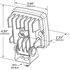 63981 by GROTE - Trilliant Cube LED Work Light - Flood, Hard Shell SuperSeal with Pigtail, 12-24V