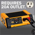 PL6100 by CLORE AUTOMOTIVE,LLC - Solar 12V PRO-LOGIX Battery Charger w/100A Power Supply