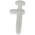 700-499 by DORMAN - Glove Box Strap Clip - Plastic, White, 1.894 in. Length, 0.31 in. OD