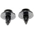 963-165D by DORMAN - Front Bumper And Quarter Panel Retainer - Fits 7mm Hole, Black