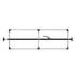 080-01215 by SAVE-A-LOAD - SL-30 Series Bar, Fixed Feet, Attached 3 Crossmember Hoop-Black powder coat