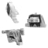 300176 by ANCHOR MOTOR MOUNTS - 3-Piece Engine Mount Kit for 2014-22 Jeep Cherokee, 2015-17 Chrysler 200