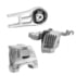 300176 by ANCHOR MOTOR MOUNTS - 3-Piece Engine Mount Kit for 2014-22 Jeep Cherokee, 2015-17 Chrysler 200