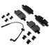ACDelco 17D2174CHF1 Disc Brake Pad Set Disc Brake Pad Kit - Rear