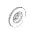 Ford 4C2Z1102AA Disc Brake Rotor and Hub Assembly HUB ASY - WHEEL