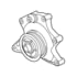 Ford BC3Z8678E KIT - TENSION PULLEY