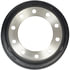 HD26M by DAYTON PARTS - 16.50 x 8.62 10 Hole Machine Balanced Brake Drum, Outboard