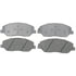 14D1202C by ACDELCO - Disc Brake Pad Set - Front, Silver, Ceramic