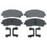 17D1102CH by ACDELCO - Front Brake Pad Set