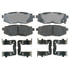 17D1124CH by ACDELCO - PAD SETRR DISC BRK