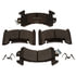 ACDelco 17D154CH Disc Brake Pad Gold™ Disc Brake Pad - Front, Ceramic