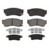 ACDelco 17D451 Disc Brake Pad Set DURA STOP PAD (GSMP-1)