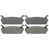 17D458 by ACDELCO - Rear Brake Pad Set