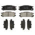 ACDelco 17D471C Disc Brake Pad Set Ceramic Rear Di (B)