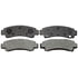 17D511 by ACDELCO - Rear Brake Pad Set