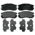 17D563 by ACDELCO - Front Brake Pad Set