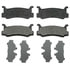 ACDelco 17D573 Disc Brake Pad Set Rear Brake Pad Set