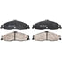 17D749M by ACDELCO - Front Brake Pad Set