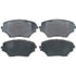 17D862 by ACDELCO - Front Brake Pad Set