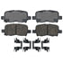 ACDelco 17D865 Disc Brake Pad Set Organic Rear Di (B)
