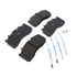 Euclid ED1370S Disc Brake Pad Disc Brake Pad, ADB, 8 1/2 in. Backing Plate Width, Twin Piston, 4 1/4 in. Backing Plate Height