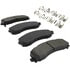 MPA Electrical 1001-2225M Disc Brake Pad Set Rear Disc Brake Pad Set for 2019-2025 Ram 2500/3500, 2019-2024 Ram 4000